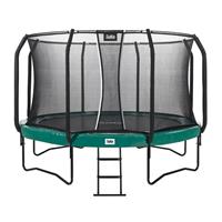 Salta first class trampoline rond met veiligheidsnet (Diameter: 305 cm, Kleur rand: groen)