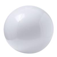 Trendoz Opblaasbare strandbal extra groot plastic wit cm -
