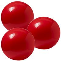 Trendoz 6x stuks opblaasbare strandballen extra groot plastic rood cm -
