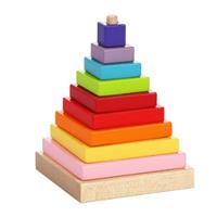 Cubika Toys Houten speelgoed Pyramide