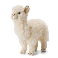 WNF pluche witte alpaca/lama knuffel 31 cm speelgoed -