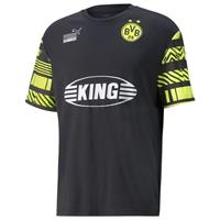 PUMA Dortmund Trainingsshirt FtblHeritage - Zwart/Geel
