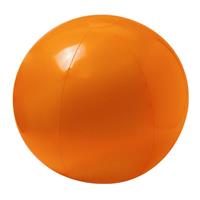 Trendoz Opblaasbare strandbal extra groot plastic oranje cm -