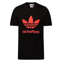 Adidas Manchester United T-shirt Trefoil Old Trafford - Zwart/Rood