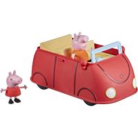 Peppa Pig Speelgoedauto Peppa's Rode Auto 28 Cm Rood 3-delig