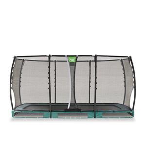 EXIT Allure Ground Premium ø244x427 cm trampoline (Kleur rand: groen)