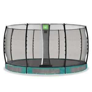 EXIT Allure Ground Classic ø427 cm trampoline (Kleur rand: groen)