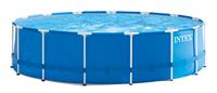 Intex Frame Swimming Pool Set 'Rondo' blau Ø 457 x 122 cm Inkl. Kartuschenfilteranlage