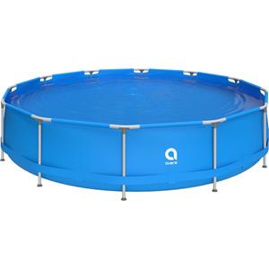 AVENLI Frame Pool 420 x 84 cm, Aufstellpool rund, ohne Pumpe, blau - 