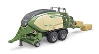 Bruder Krone Big Pack 1290 HDP VC with 2 square bales of hay