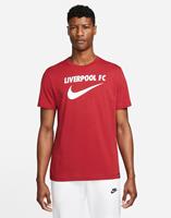 Nike Liverpool T-shirt Swoosh Club - Rood/Wit