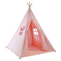 Sunny Alba Tipi Tent Voor Kinderen In Roze Wigwam Speeltent Met Ramen