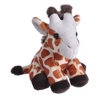 Wild Republic Pluche knuffel Giraffe van 13 cm -