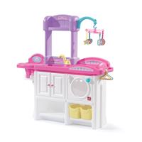 Step2 Love & Care Deluxe Nursery Kinderkamer Voor Poppen Met Wieg, Kinderzitje, Wasmachine & Accessoires (Excl. Pop)