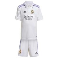 Adidas Real Madrid Minikit Thuis 2022-2023 Kids Wit