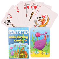 Mini Zeedieren Thema Speelkaarten 6 X 4 Cm In Doosje - Kaartspel