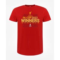 Liverpool FC Liverpool T-shirt FA Cup 2022 Winnaar - Rood