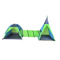 Knorrtoys tent city Zenovia groen/blauw
