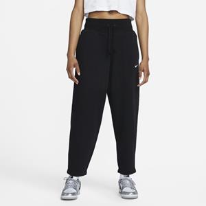 Nike Sportswear Phoenix Joggingbroek met hoge taille en rondingen voor dames - Zwart
