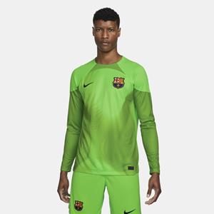 Nike FC Barcelona 2022/23 Stadium Goalkeeper  voetbalshirt met Dri-FIT voor heren - Groen