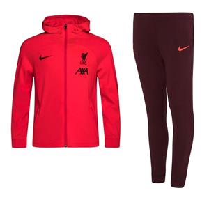 Nike Liverpool Trainingspak Dri-FIT Strike - Donkerrood/Bordeaux Kinderen