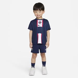 Nike Paris Saint-Germain 2022/23 Thuis voetbaltenue voor baby's - Blauw
