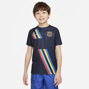 Nike FC Barcelona Uit  Dri-FIT warming-uptop voor kids - Blauw