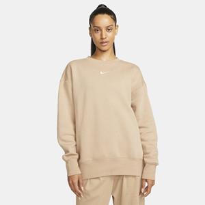 Nike Sportswear Phoenix Fleece Oversized sweatshirt met ronde hals voor dames - Bruin