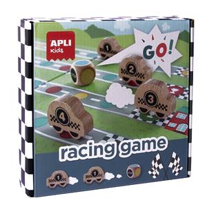 Apli Race Spel Met Houten Autootjes