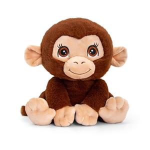 Keel Toys Pluche knuffel dier chimpansee aap 25 cm -