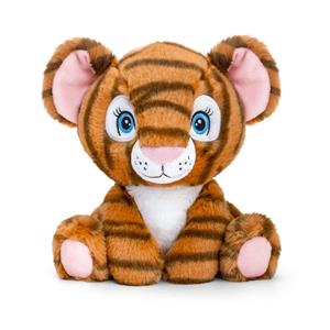 Keel Toys Pluche knuffel dier tijger 25 cm -
