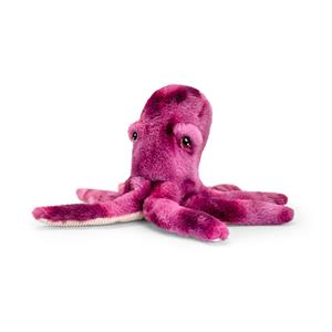 Keel Toys Pluche knuffel dier inktvis/octopus 25 cm -