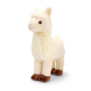 Keel Toys Pluche knuffel dier witte lama 30 cm -