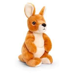 Keel Toys Pluche knuffel dier wallaby kangoeroe 27 cm -
