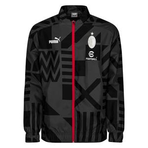 Puma AC Milan Pre-Match Jacket 2022/2023 schwarz/rot Größe M