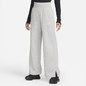 Nike Sportswear Phoenix Fleece Joggingbroek met hoge taille en wijde pijpen voor dames - Grijs