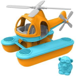 Green Toys Wasserhelikopter - Orange Oberseite