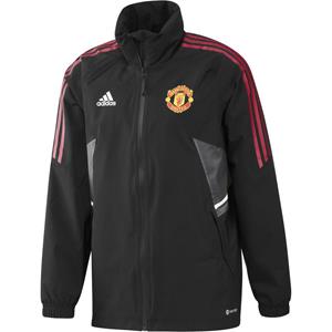 Adidas Manchester United Regenjas - Zwart/Rood