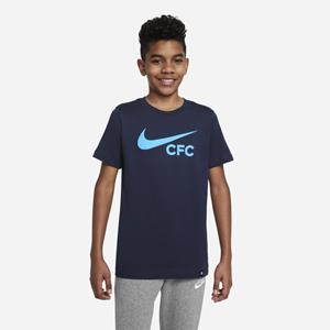 Nike Chelsea FC Swoosh Voetbalshirt voor kids - Blauw