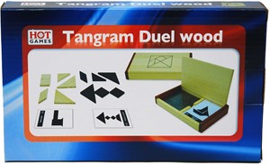 HOT Games Tangram Dubbel in Houten Kist