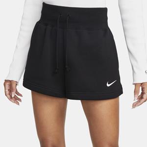 Nike Sportswear Phoenix Fleece Damesshorts met hoge taille - Zwart
