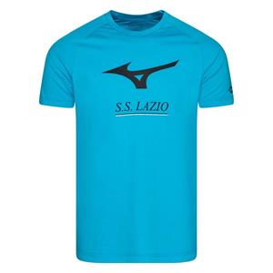 Mizuno Lazio T-shirt Cotton Fan - Blauw/Zwart