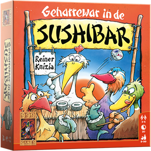 999 Games Würfelspiel Geharrewar In De Sushibar 30-teilig (nl)