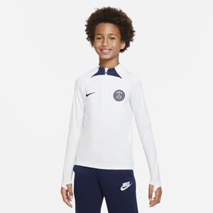 Nike Paris Saint-Germain Strike  Dri-FIT voetbaltrainingstop voor kids - Wit