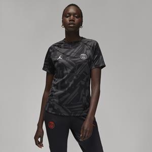 Nike Paris Saint-Germain Uit  Dri-FIT warming-uptop voor dames - Zwart