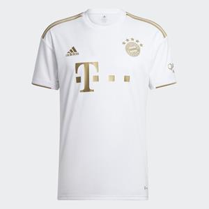 adidas FC Bayern München 22/23 Uitshirt - White / Dark Football Gold- Dames