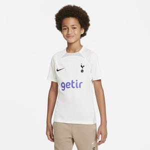 Nike Tottenham Hotspur Strike  voetbaltop met Dri-FIT en korte mouwen voor kids - Wit