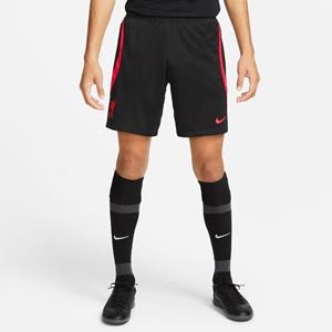 Nike Liverpool Trainingsshorts Dri-FIT Strike Knit - Zwart/Donkerrood