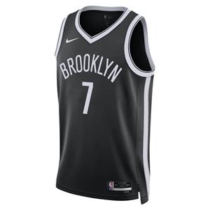 Nike Brooklyn Nets Icon Edition 2022/23 Swingman  NBA-jersey met Dri-FIT - Zwart