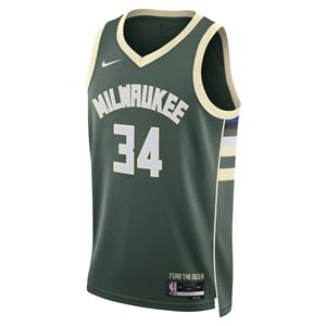 Nike Milwaukee Bucks Icon Edition 2022/23 Swingman  NBA-jersey met Dri-FIT - Groen